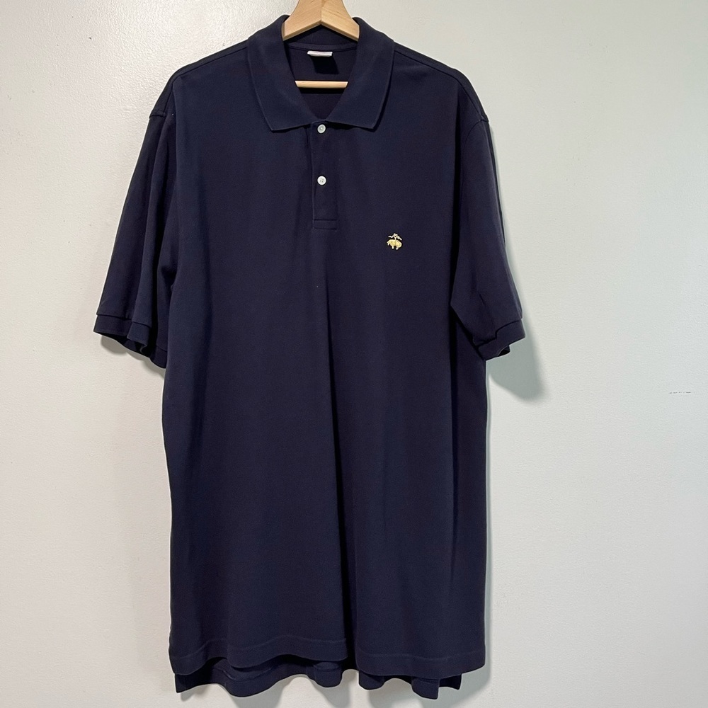 Brooks Brothers 346 Navy Polo Shirt - Men’s XL, Original Fit